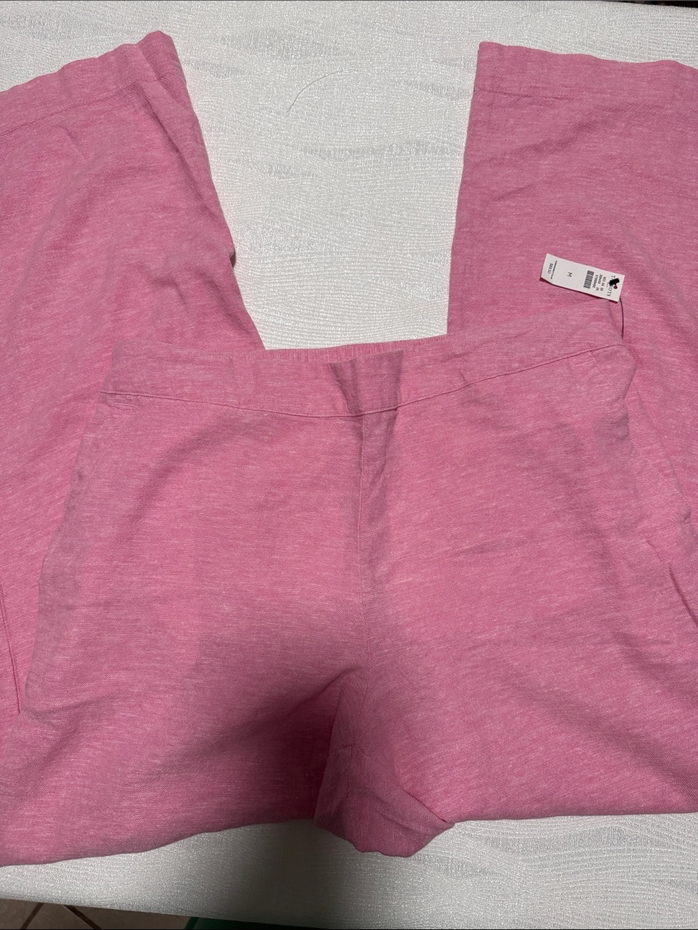 TALBOTS WSoft Pink Wide-Leg Lounge Pants size M - Picture 7 of 8